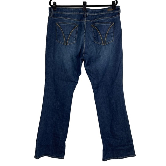 KUT FROM THE KLOTH FARRAH BABY BOOTCUT DENIM DARK WASH BLUE JEANS - Picture 4 of 15